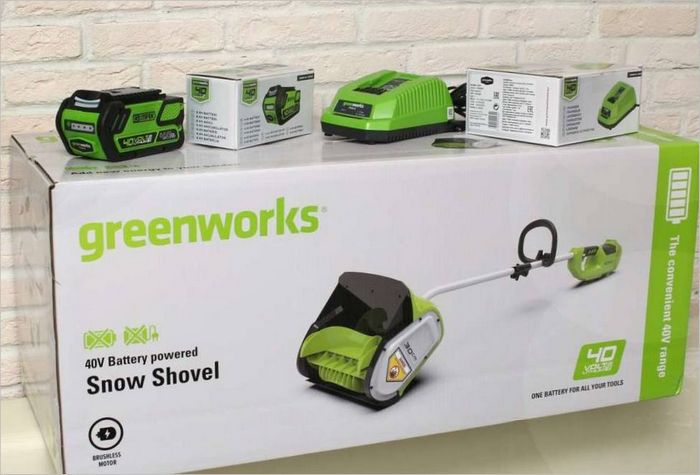 Greenworks 40V in een doos