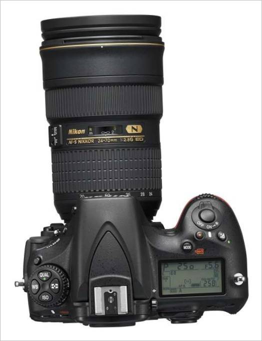 Nikon D810 SLR camera - bediening