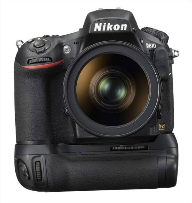 Nikon D810 SLR - in de lens