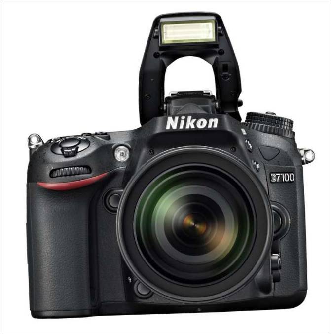 Nikon D7100 DSLR - recht vooruit kijken