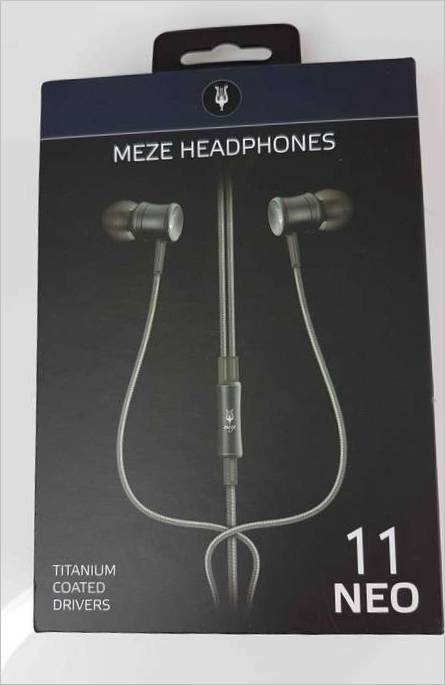 MEZE 11 NEO in-ear-kanaal hoofdtelefoon verpakking