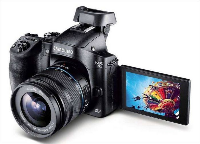 Samsung NX30 SLR camera - fotograferen