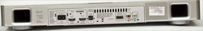 Panasonic SC-HTE80 thuisbioscoopsysteem - van achteren gezien