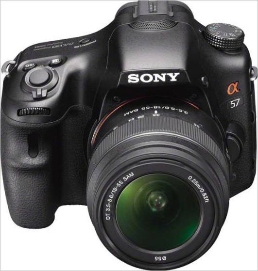 Sony α57 camera