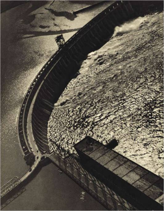 Dnjepr waterkrachtcentrale. 1935